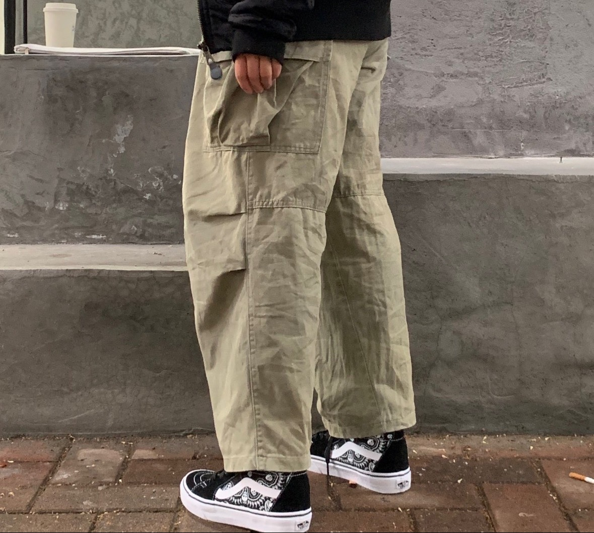 Giày Vans Sk8-Hi ‘Bandana Black’ VN0A32QGD9S - Ảnh 4