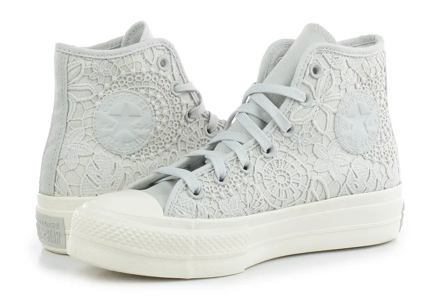 Giày Converse Chuck Taylor All Star Lift Platform High ‘Crochet’ A07538C - Ảnh 4