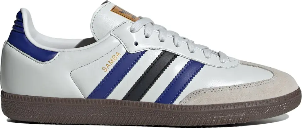 Giày Adidas Samba OG Crystal 'White Active Blue Black' ID1381
