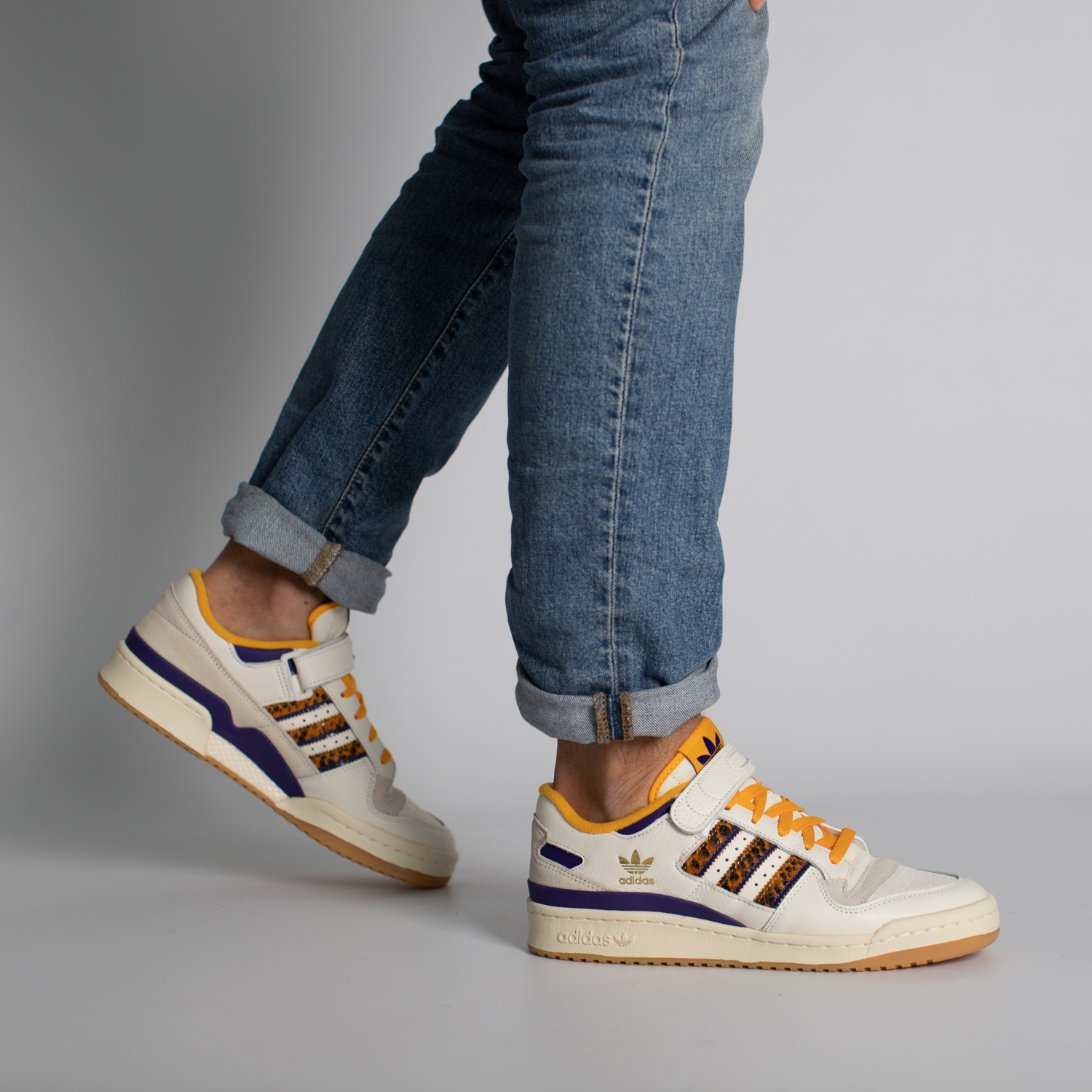 Giày Adidas Forum 84 Low ‘Lakers Snakeskin’ GW2007 - Ảnh 7