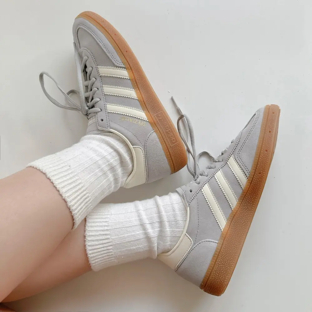 Alternative view of Giày Adidas Handball Spezial ‘Grey Two Cream’ IF7086