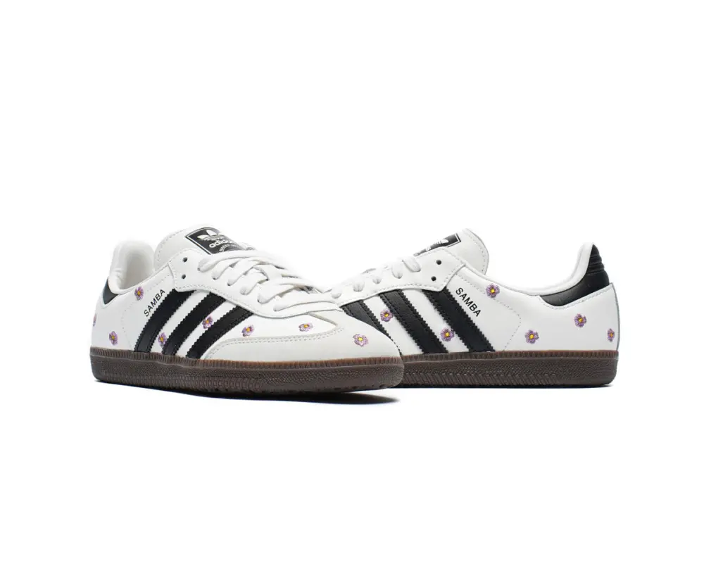 Giày Adidas Samba OG Wmns 'White Floral' IF4398 - Ảnh 3