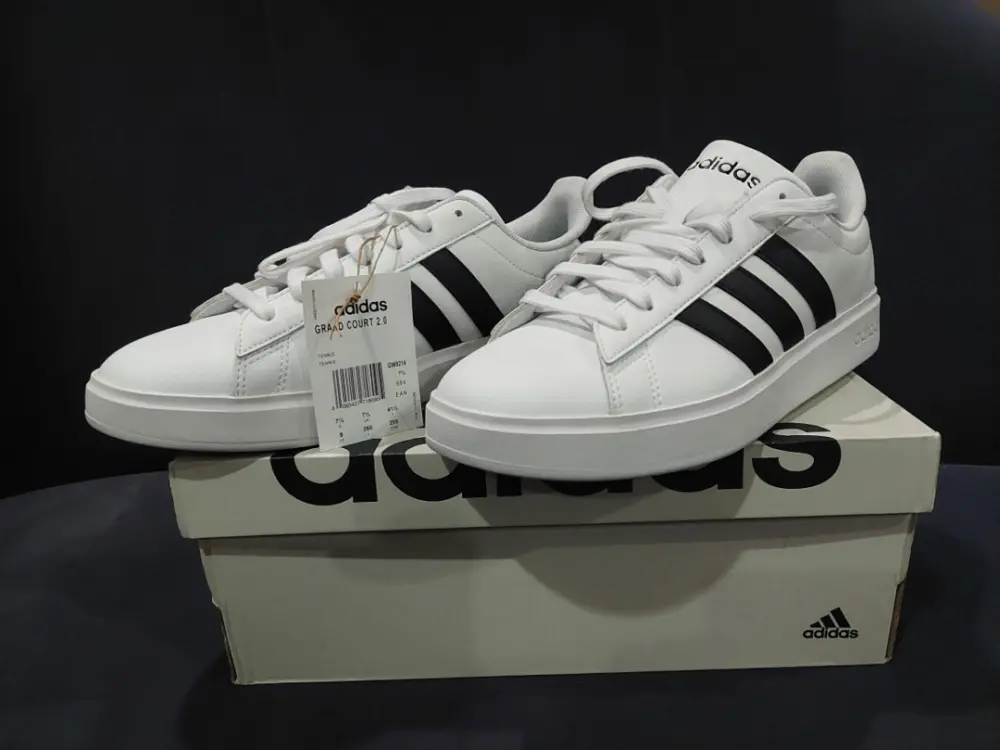 Giày Adidas Grand Court 'White Black' GW9214 - Ảnh 3