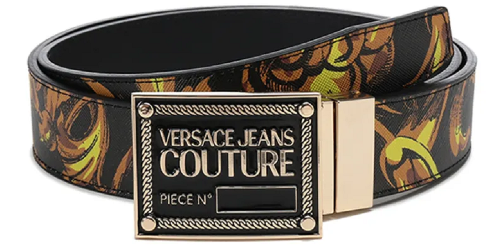 Thắt Lưng Versace Jeans Couture Leather Belt 'Black' 72YA6F01-ZP103-G89