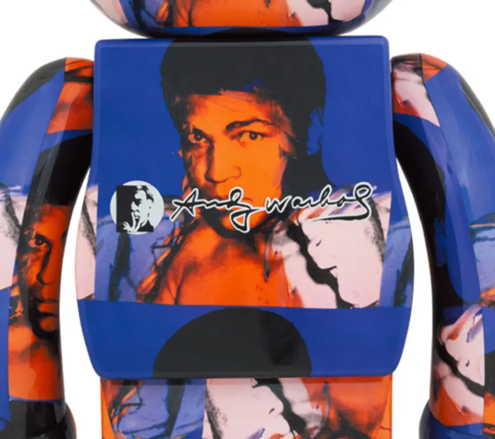 Alternative view of Mô Hình Bearbrick Andy Warhol's Muhammad Ali