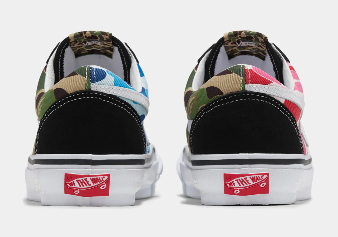 Giày Vans LX Old Skool Bape ABC 'Multi-Camo' VN000E6VE36 - Ảnh 6