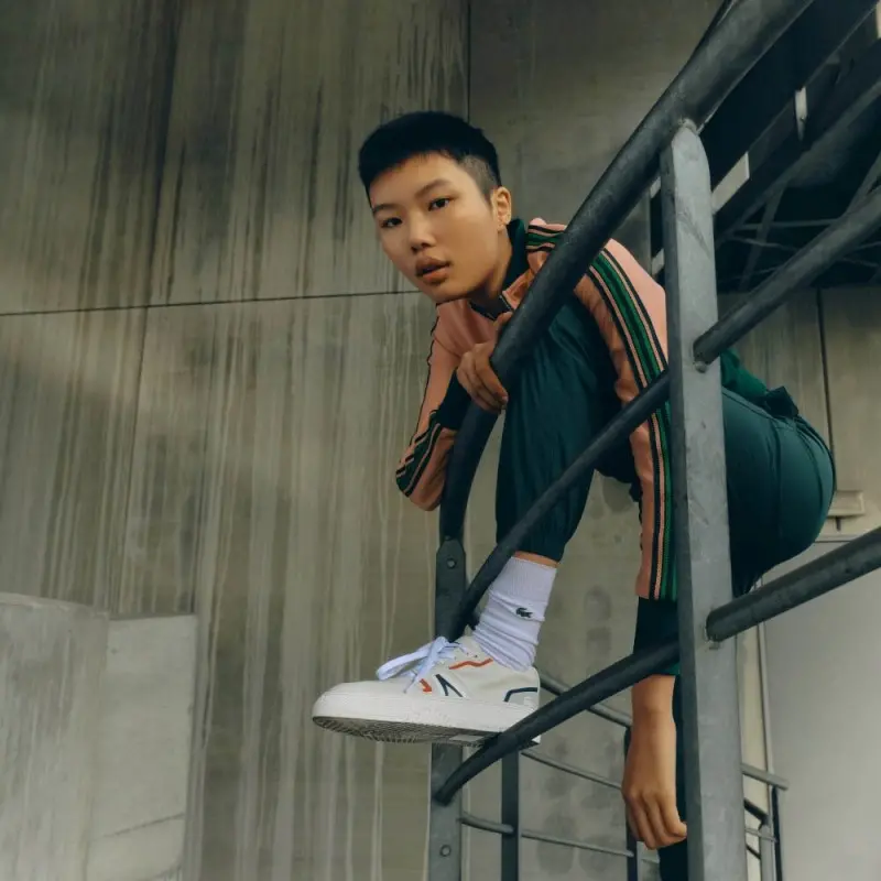 Giày Lacoste Baskets ‘White Navy’ 7-42SFA0076407 - Ảnh 4