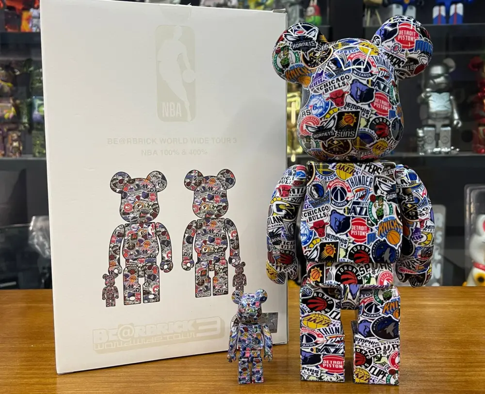 Alternative view of Mô hình Bearbrick NBA 100% & 400%