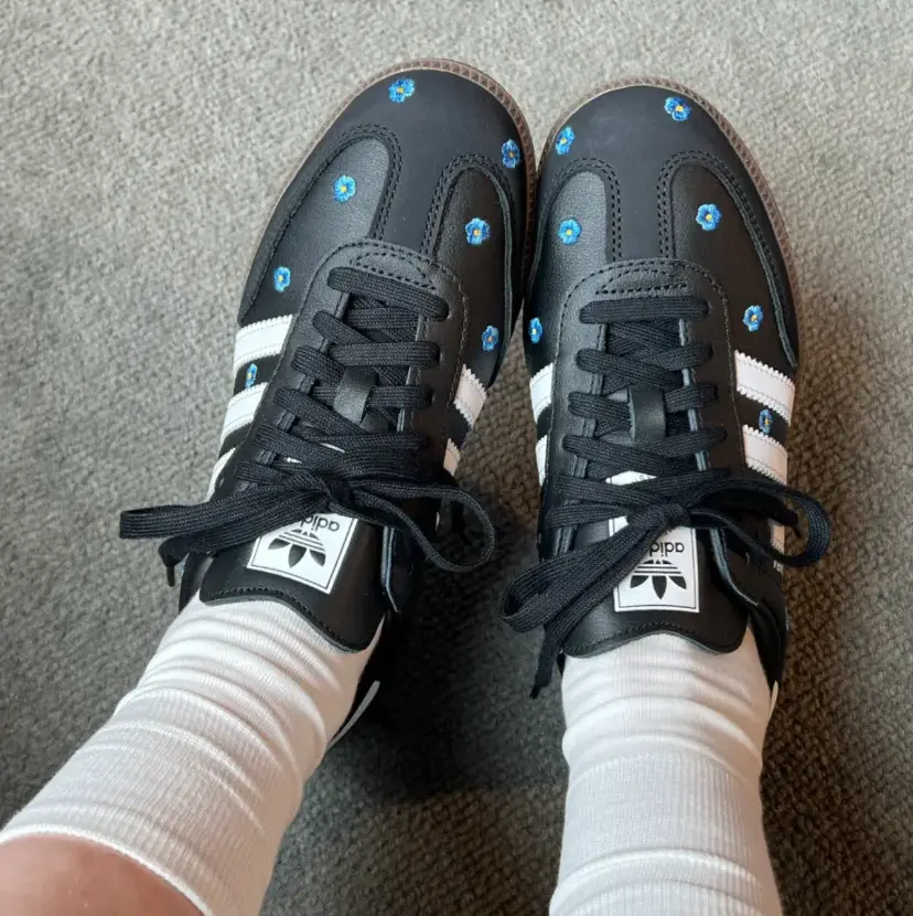 Alternative view of Giày Adidas Samba Light 'Blue Floral Core Black' IF4397