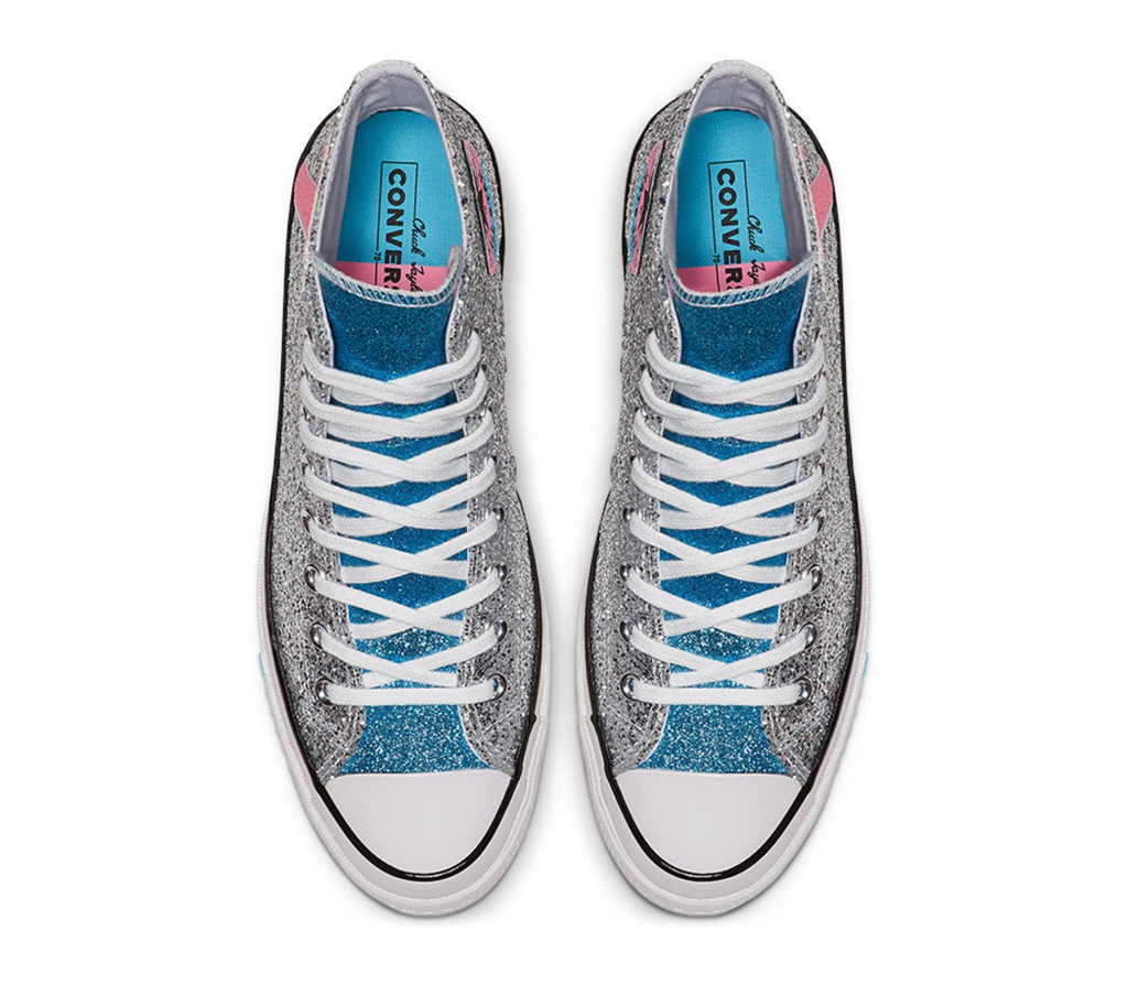 Giày Converse Chuck 70 Hi ‘Pride Shimmering Silver’ 165723C - Ảnh 3