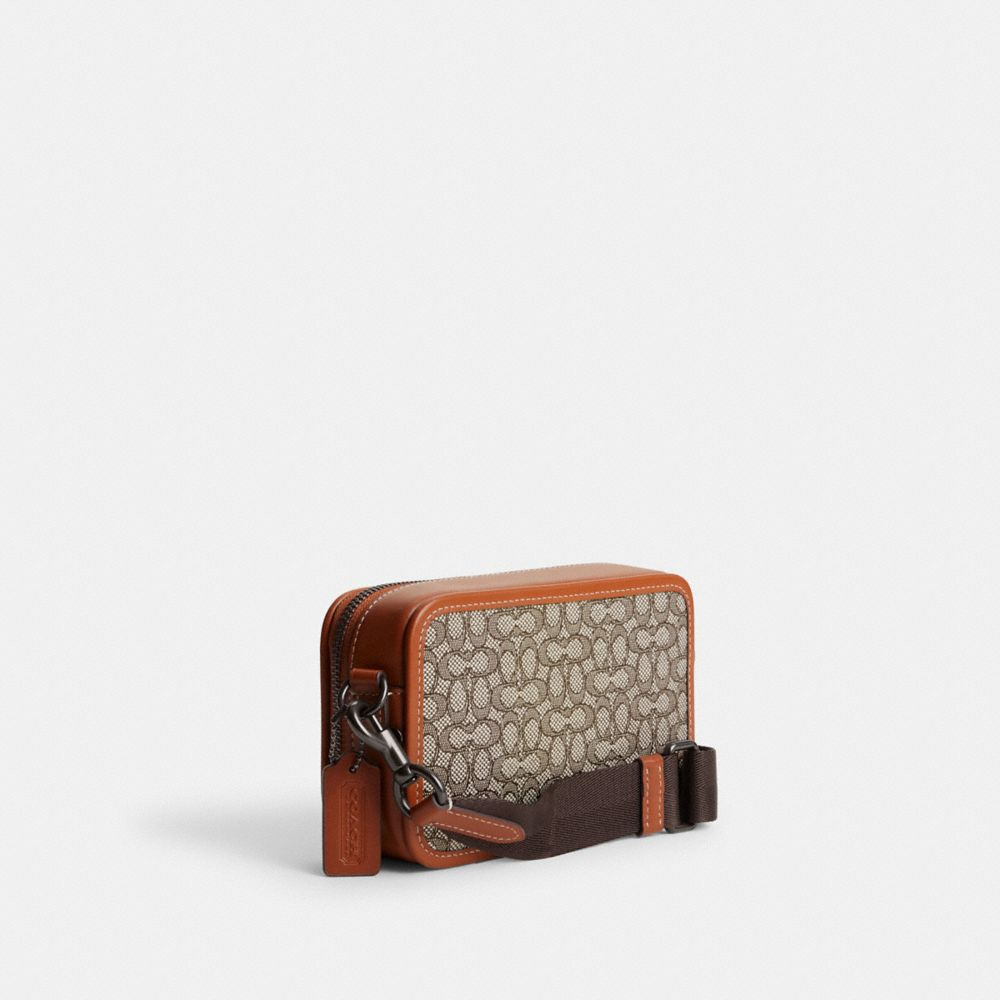 Túi Coach Charter Slim Crossbody In Micro ‘Brown’ CM372-URC - Ảnh 3