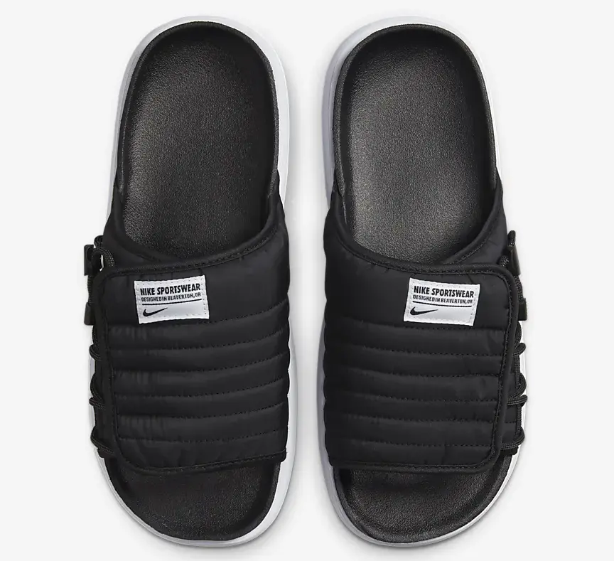 Dép Nike Asuna 2 Premium Slides ‘Black’ DC1457-001 - Ảnh 3