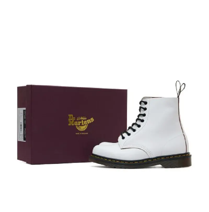 Giày Dr. Martens 1460 Vintage Lace Up 'White Quilon' 27452100 - Ảnh 5