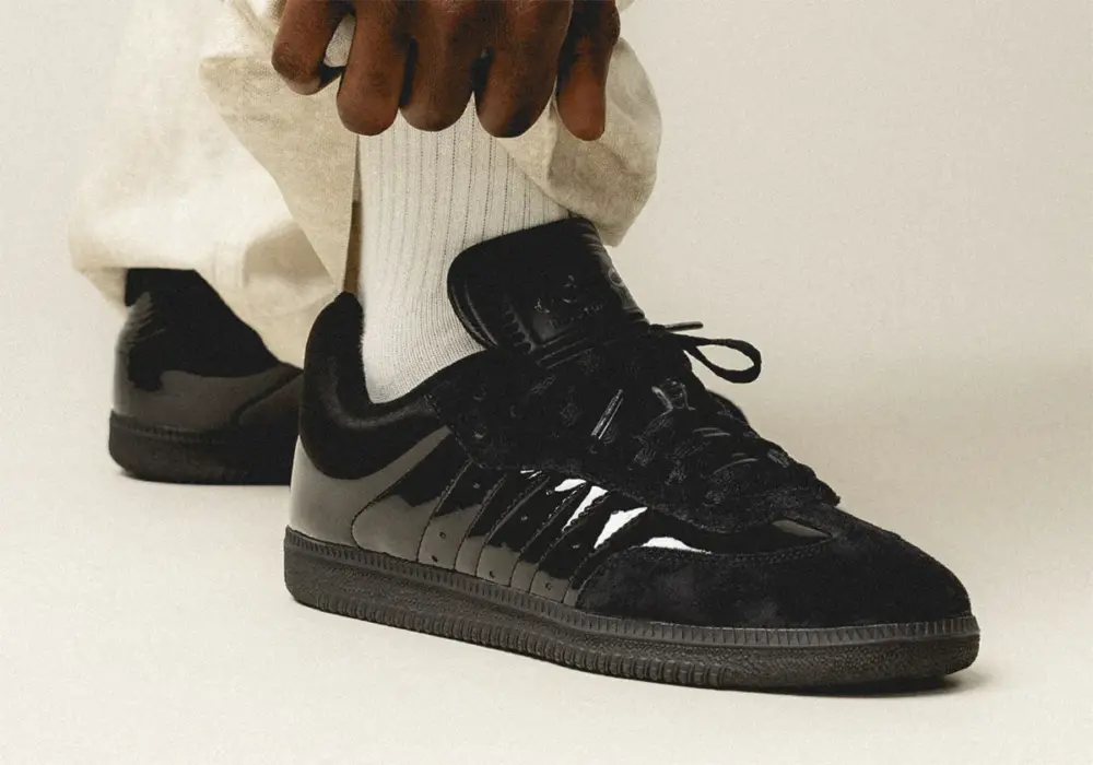 Alternative view of Giày Adidas Samba x Dingyun Zhang 'Black' IE3176