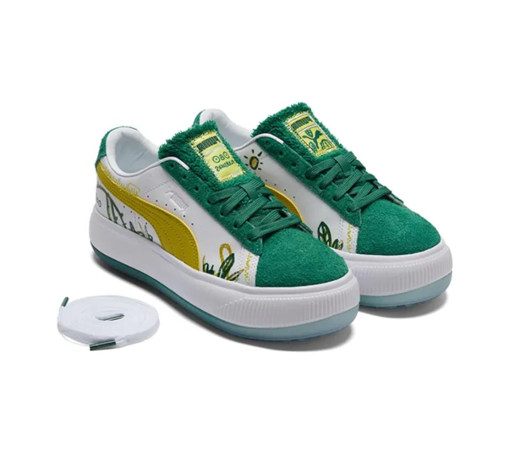 Giày Puma x FLABJACKS Suede Mayu 'Fuzzy Cactus Park' 388595-01 - Ảnh 2