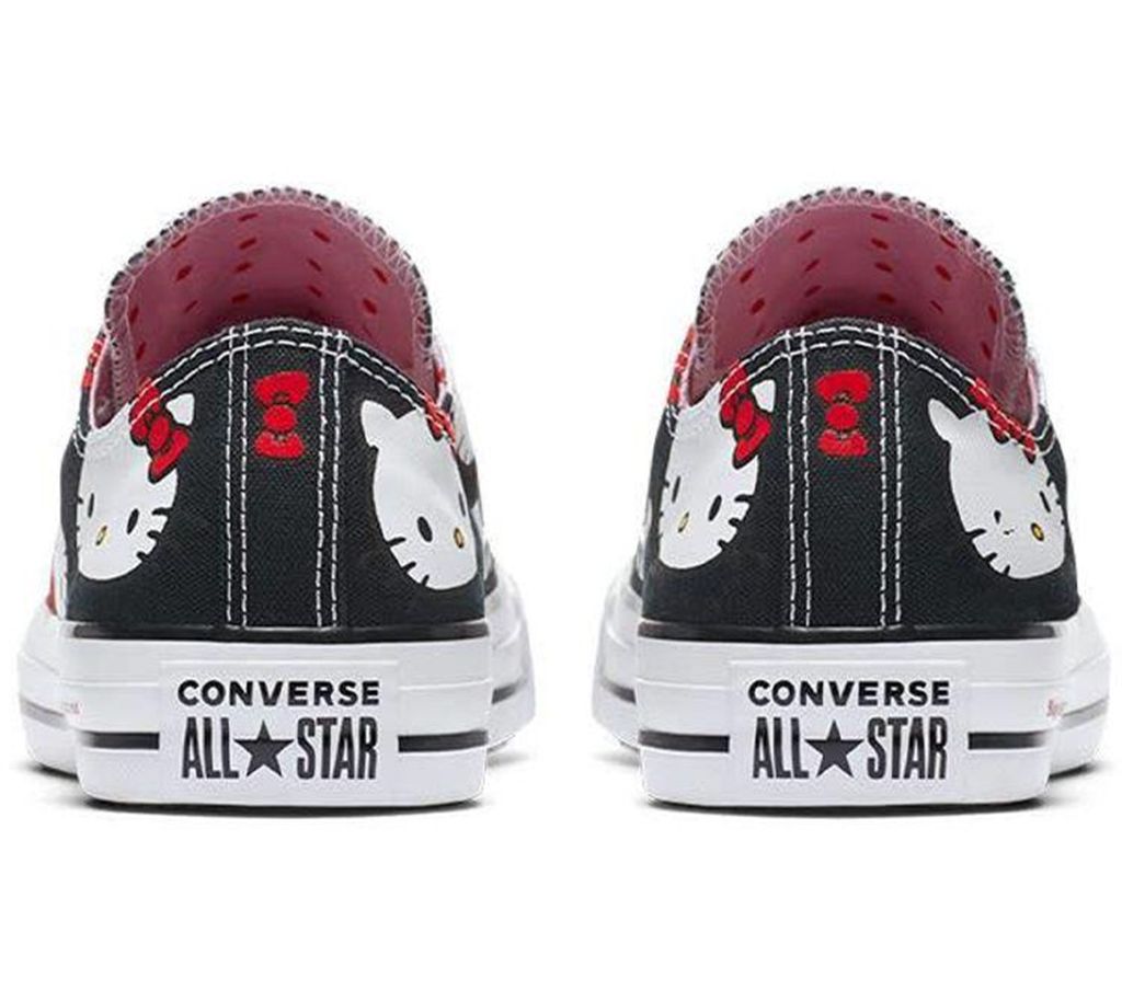 Giày Converse Chuck Taylor All Star Ox x Hello Kitty ‘Black’ 162947C - Ảnh 3