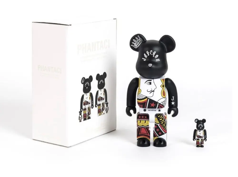 Mô hình Bearbrick PHANTACi Jay Chou 100% & 400% Set - Ảnh 2