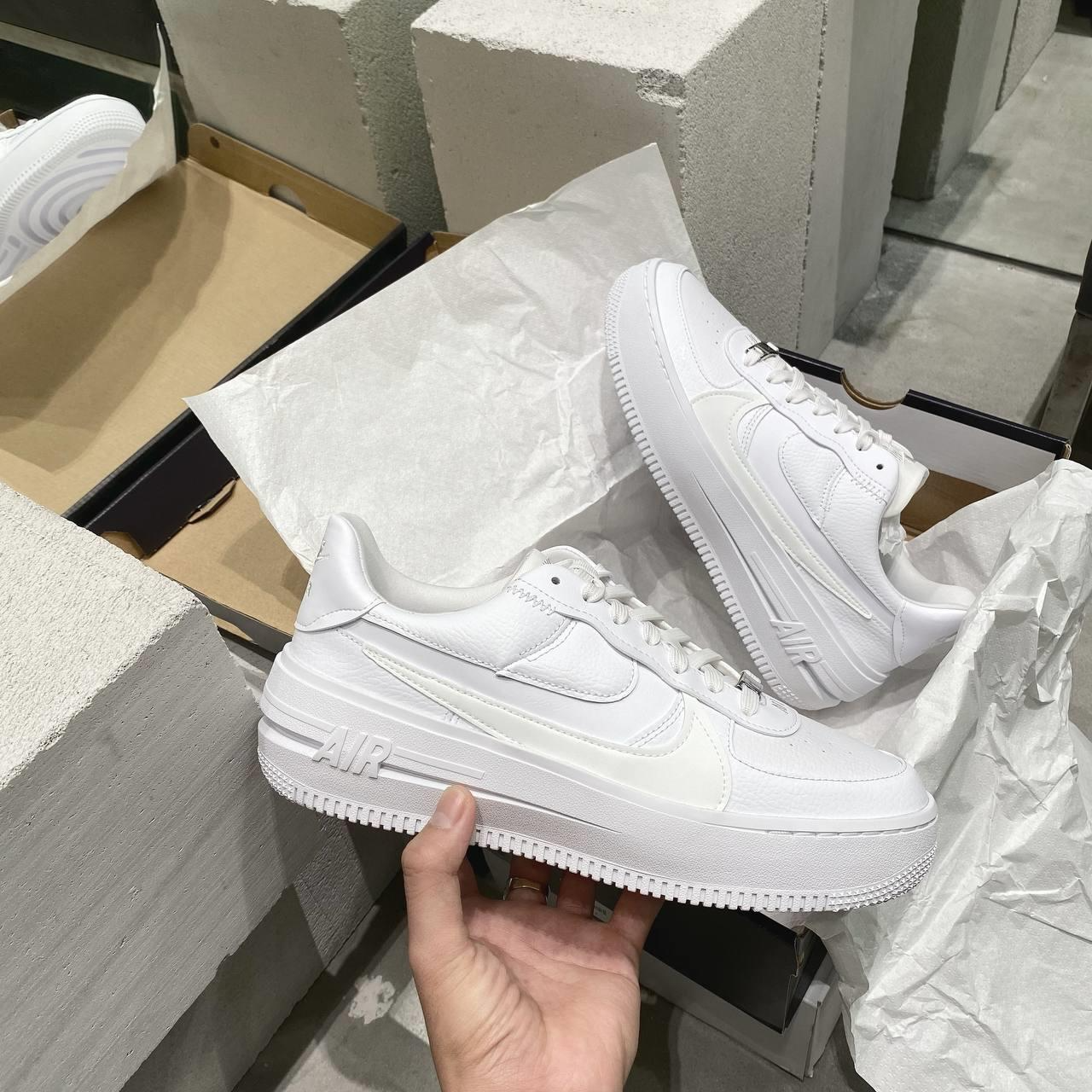 Giày Nike Wmns Air Force 1 PLTAFORM ‘Triple White’ DJ9946-100 - Ảnh 6