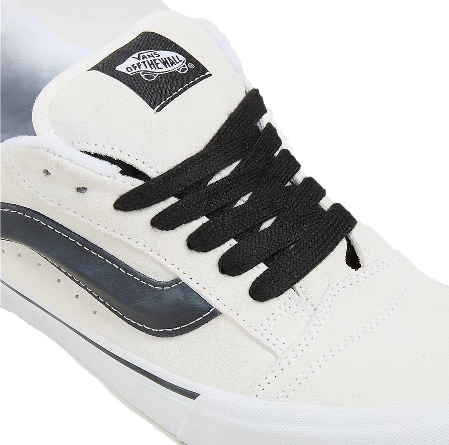 Giày Vans Knu Skool Suede ‘White Black’ VN0009QCYB2 - Ảnh 4