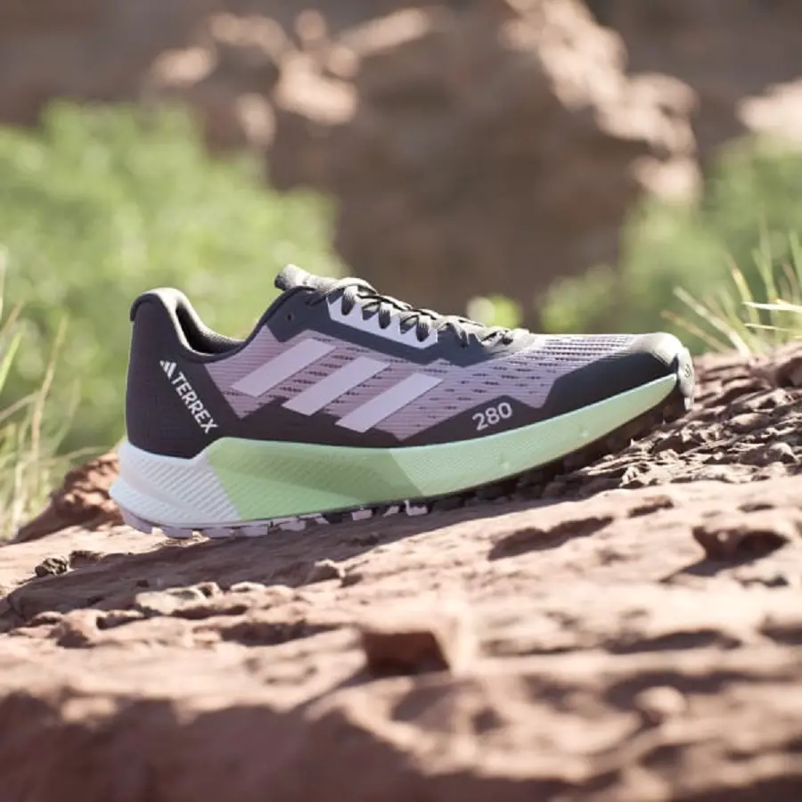 Giày Adidas Terrex Agravic Flow 2.0 'Preloved Fig Green Spark' ID2504 - Ảnh 3