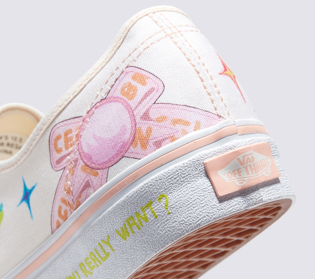 Giày Vans NUTTSH x Authentic OTW Art Collection 'Marshmallow' VN0A5KS9CCT - Ảnh 4