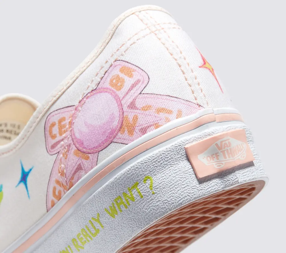 Giày Vans NUTTSH x Authentic OTW Art Collection 'Marshmallow' VN0A5KS9CCT - Ảnh 4