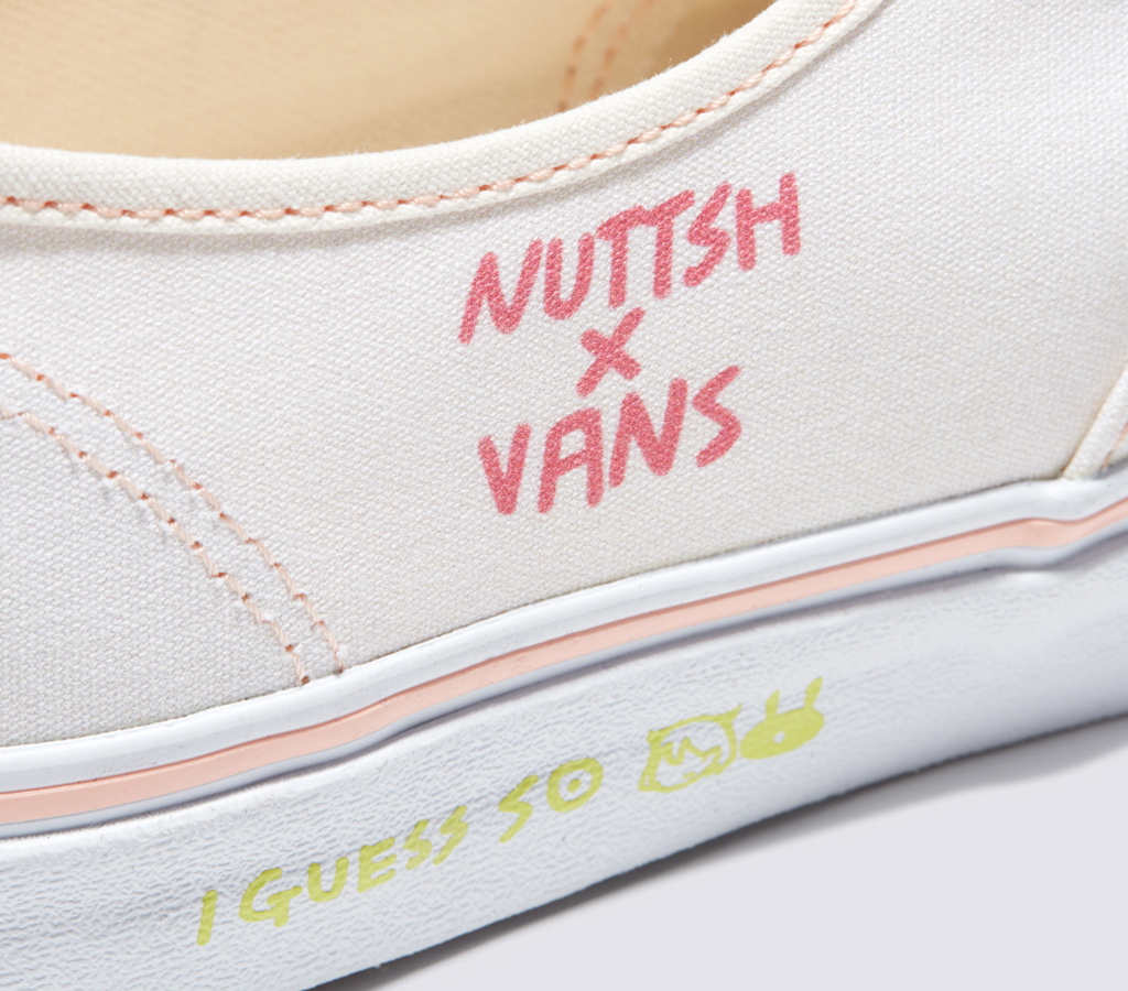 Giày Vans NUTTSH x Authentic OTW Art Collection 'Marshmallow' VN0A5KS9CCT - Ảnh 3
