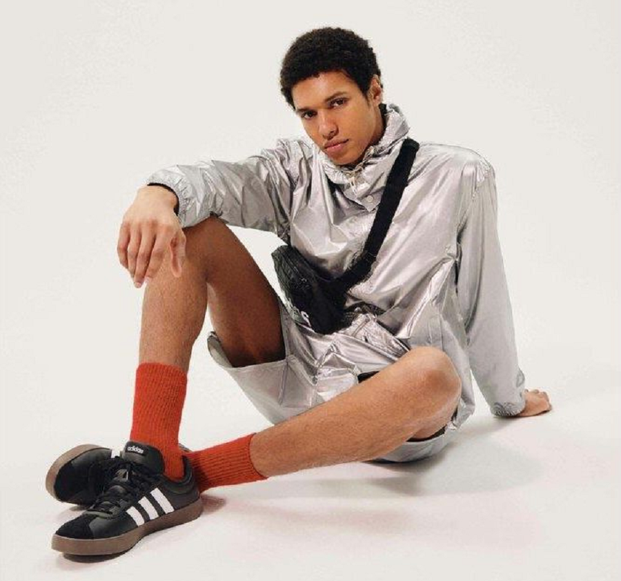 Giày Adidas VL Court Base 'Core Black' ID3712 - Ảnh 3