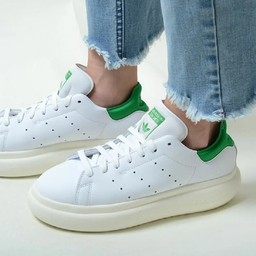 Alternative view of Giày Adidas Originals Stan Smith PF W 'White Green' ID2786