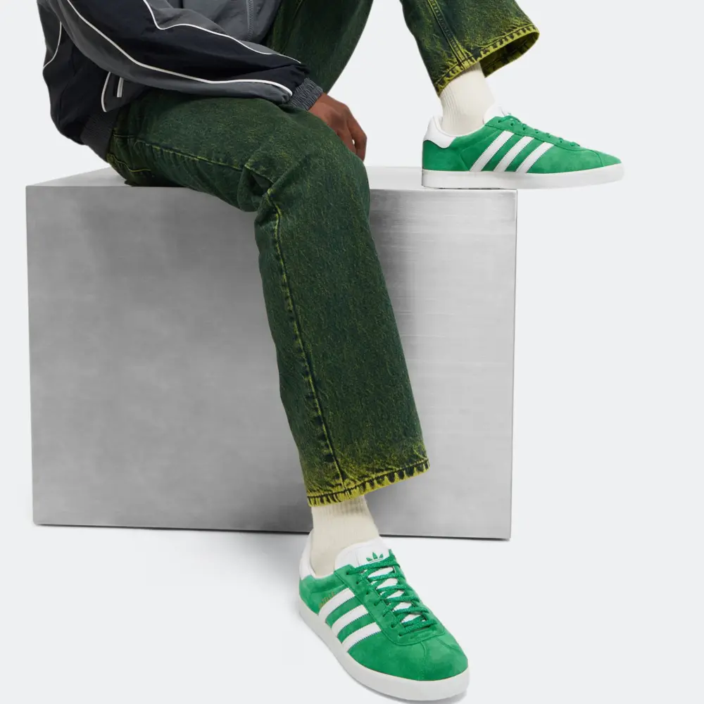 Giày Adidas Gazelle 85 ‘Green White’ IE2165 - Ảnh 5