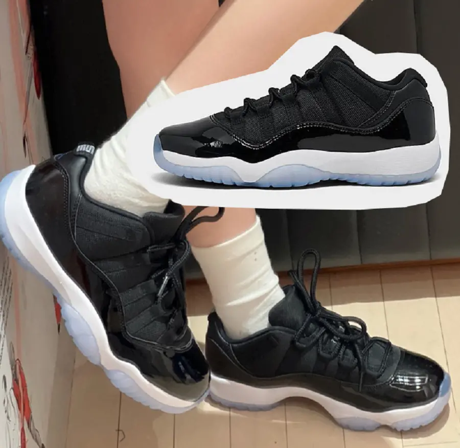 Giày Nike Air Jordan 11 Retro Low GS ‘Space Jam’ FV5121-004 - Ảnh 3