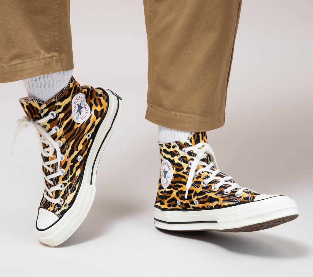 Giày Converse Wacko Maria x INVINCIBLE x Chuck 70 High 'Animal Print' 167497C - Ảnh 3