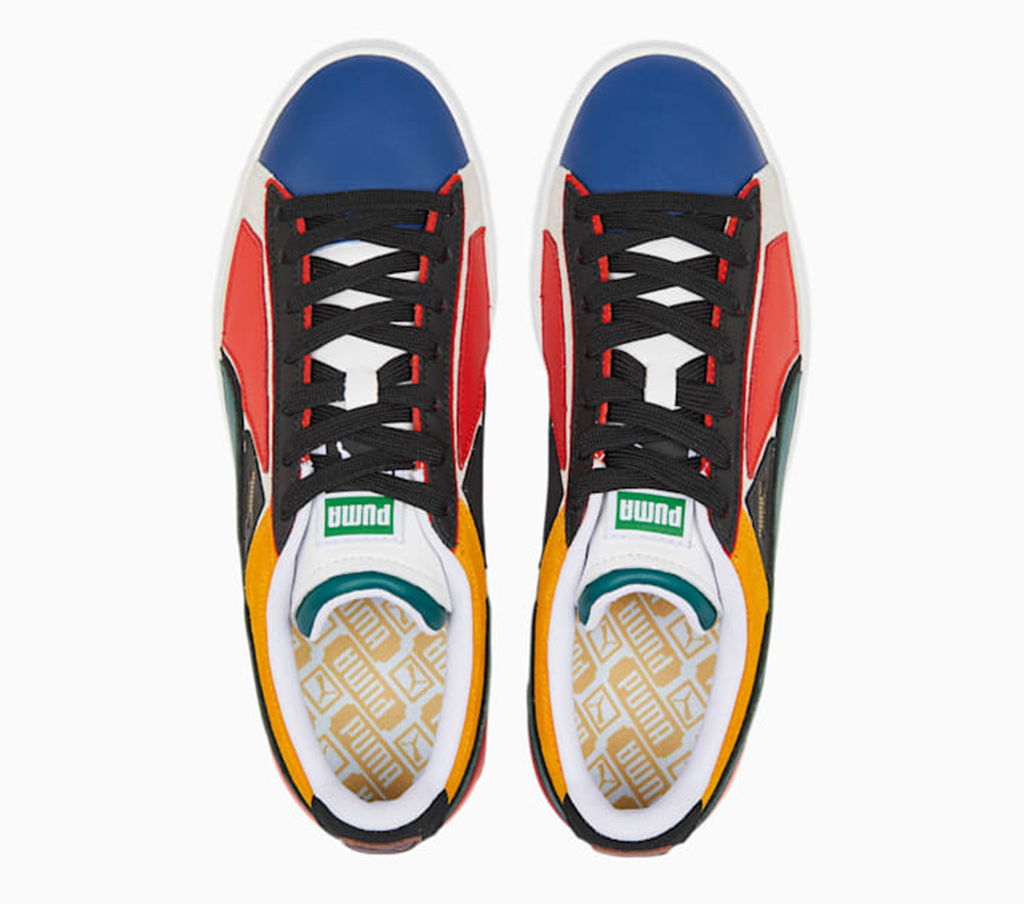 Giày Puma Suede ‘Blazing Blue Varsity Green’ 387480-01 - Ảnh 3