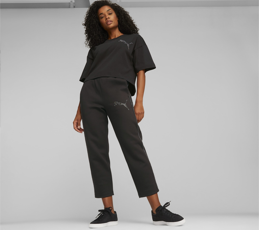 Giày Puma Swarovski x Suede 'Black Crystal' 396352-02 - Ảnh 2