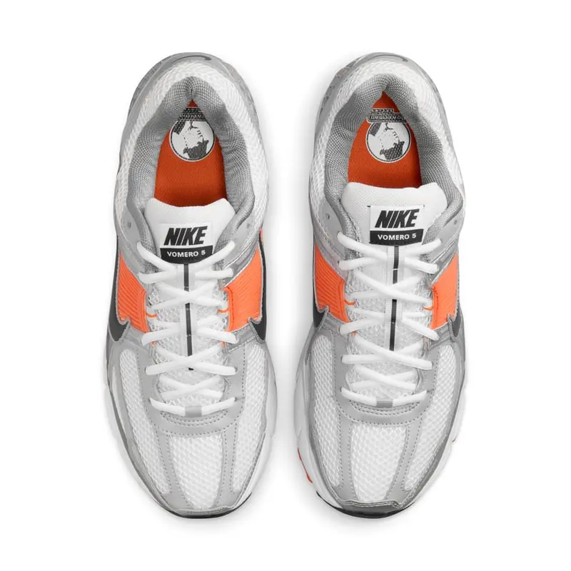 Giày Nike Air Zoom Vomero 5 'Platinum Tint Safety Orange' FJ4151-002 - Ảnh 4