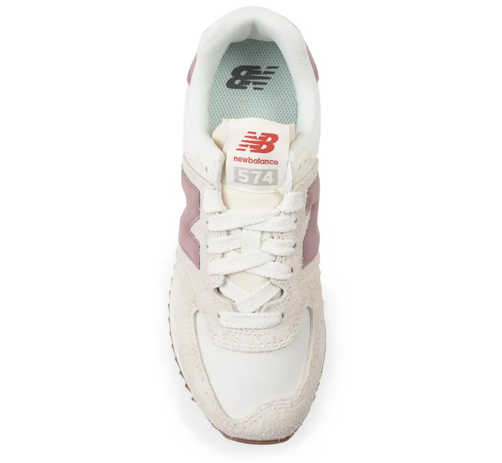 Alternative view of Giày New Balance 574 Sneakers 'Pink Purple' WL574ZQB