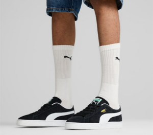 Alternative view of Giày Puma Suede Classic 'Black White' 399781-01