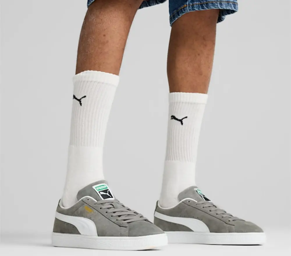 Alternative view of Giày Puma Suede Classic 'Cast Iron White' 399781-06