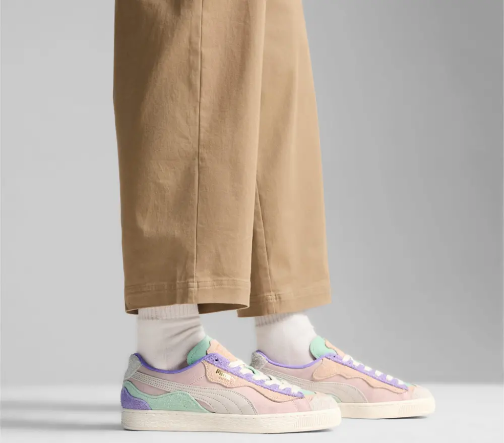 Alternative view of Giày Puma Suede Trippy 'Fresh Mint Frosted Ivory' 398656-01