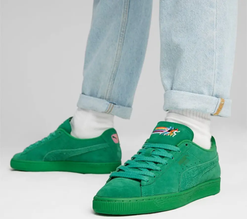Alternative view of Giày Puma Suede ‘Love Marathon – Meadow’ 395830-02