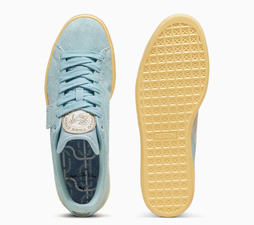 Giày Puma Palm Tree Crew x Suede B 'Turquoise Surf' 396248-02 - Ảnh 4
