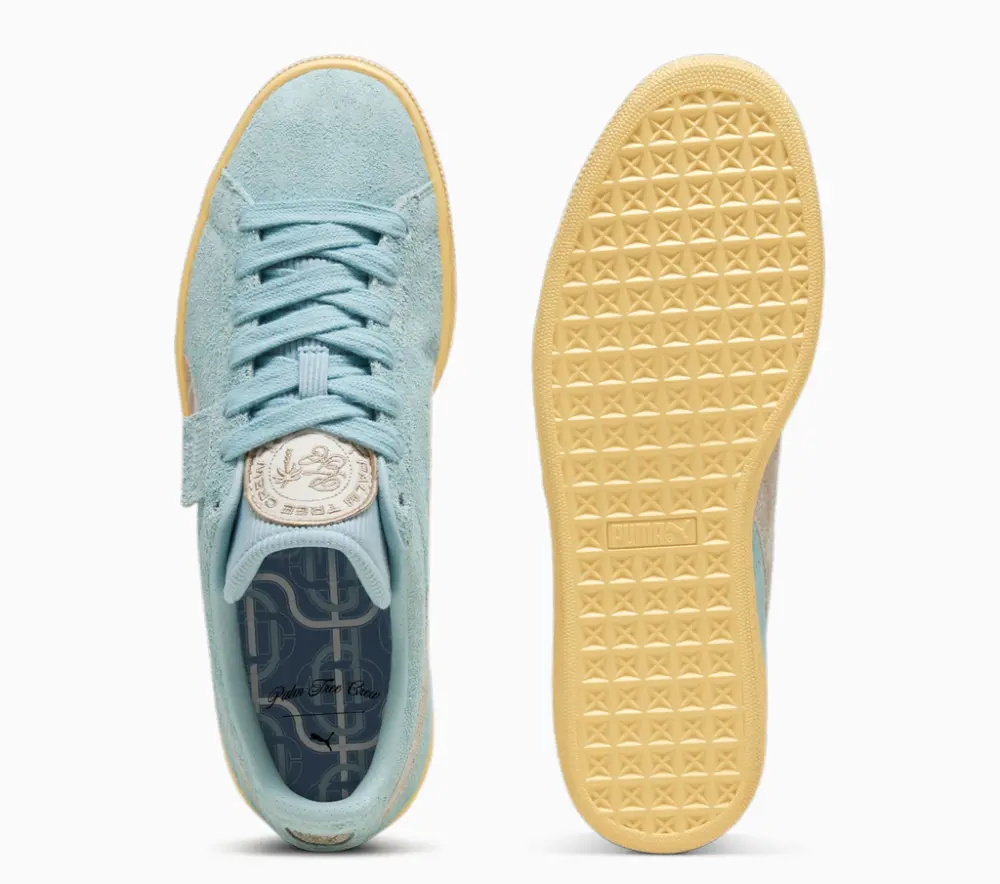 Giày Puma Palm Tree Crew x Suede B 'Turquoise Surf' 396248-02 - Ảnh 4