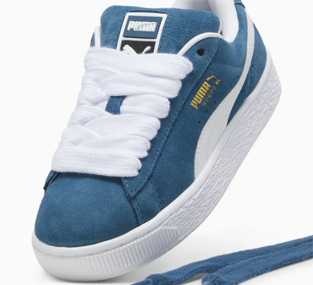 Giày Puma Suede XL Big Kid 'Ocean Tropic Warm White' 396577-05 - Ảnh 4