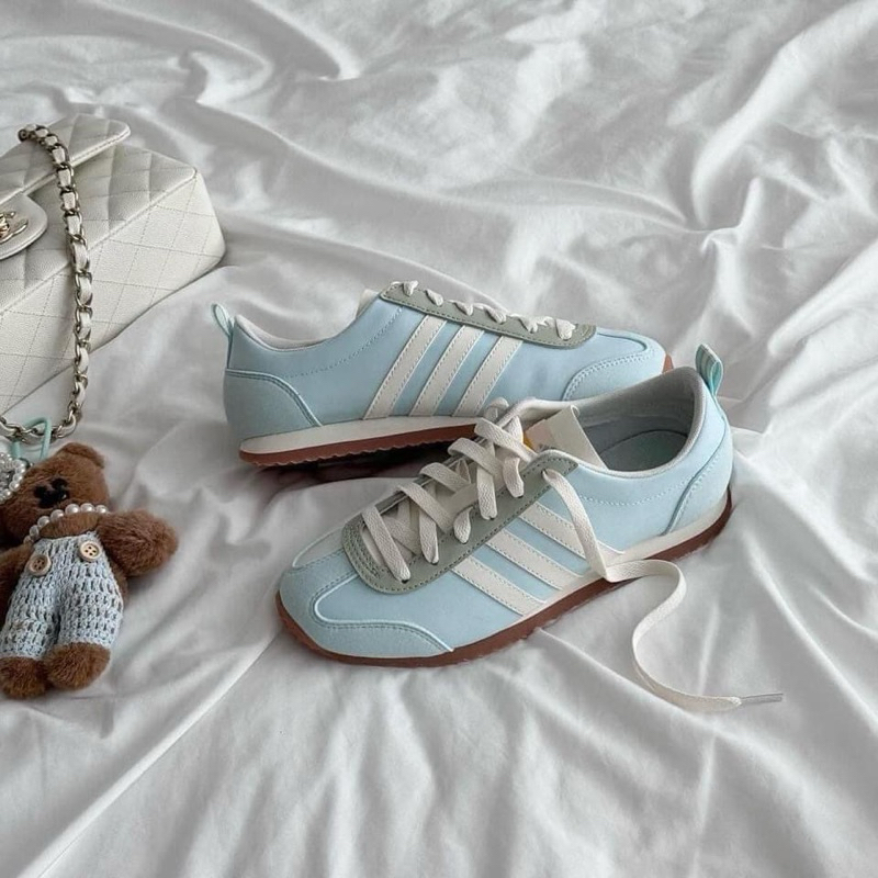 Giày Adidas VS JOG 2.0 'White Blue' JI2434 - Ảnh 3