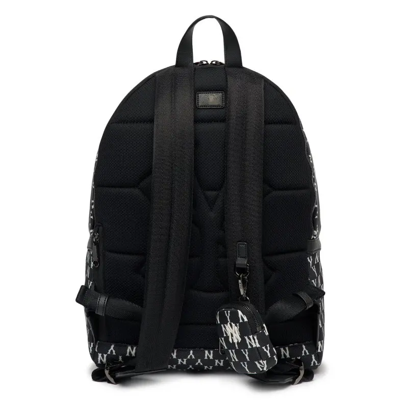 Balo MLB Monogram New York 'Black' 3ABKM012N-50BKS - Ảnh 4