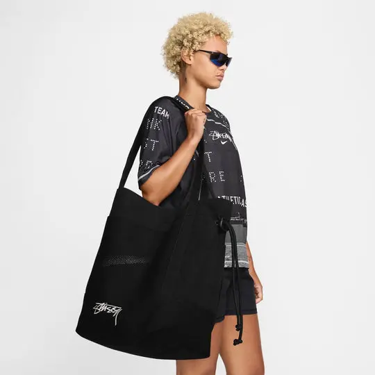 Túi Nike x Stussy Tote ‘Black White’ FZ9994-010 - Ảnh 3