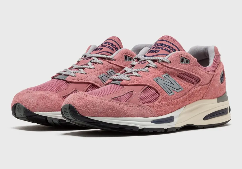 Alternative view of Giày New Balance 991v2 MiUK 'Brandied Apricot' U991PK2