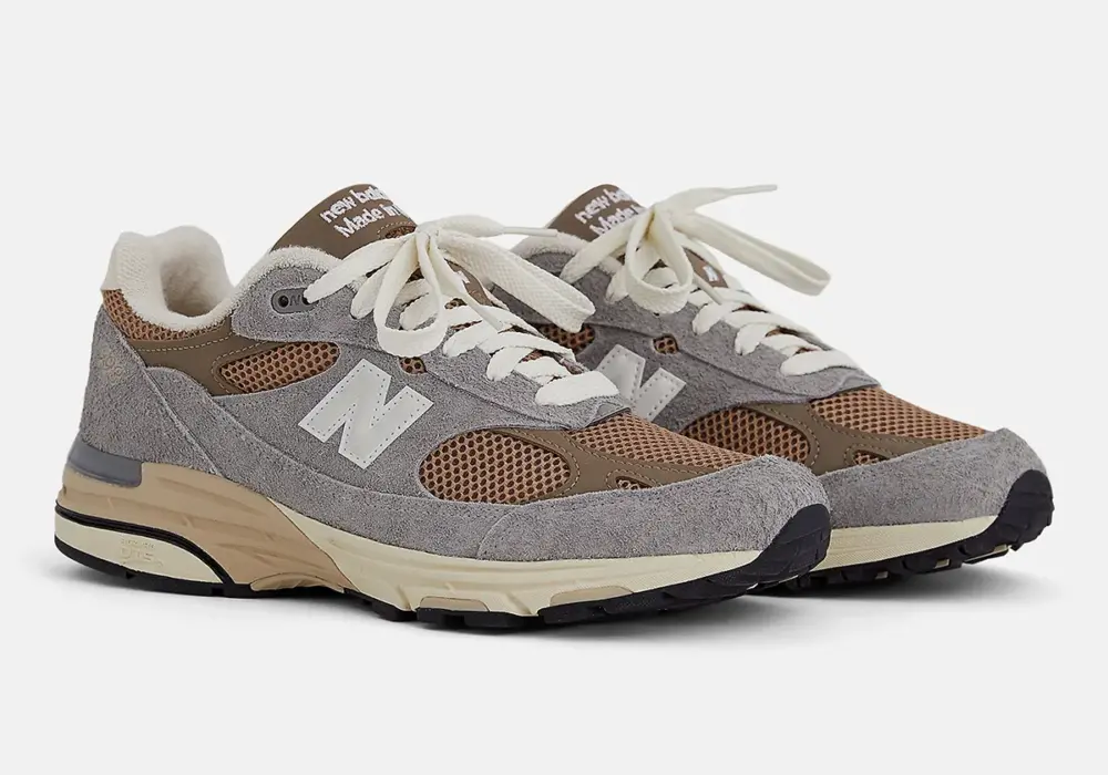 Alternative view of Giày New Balance 993 MADE in USA 'Grey' U993GG