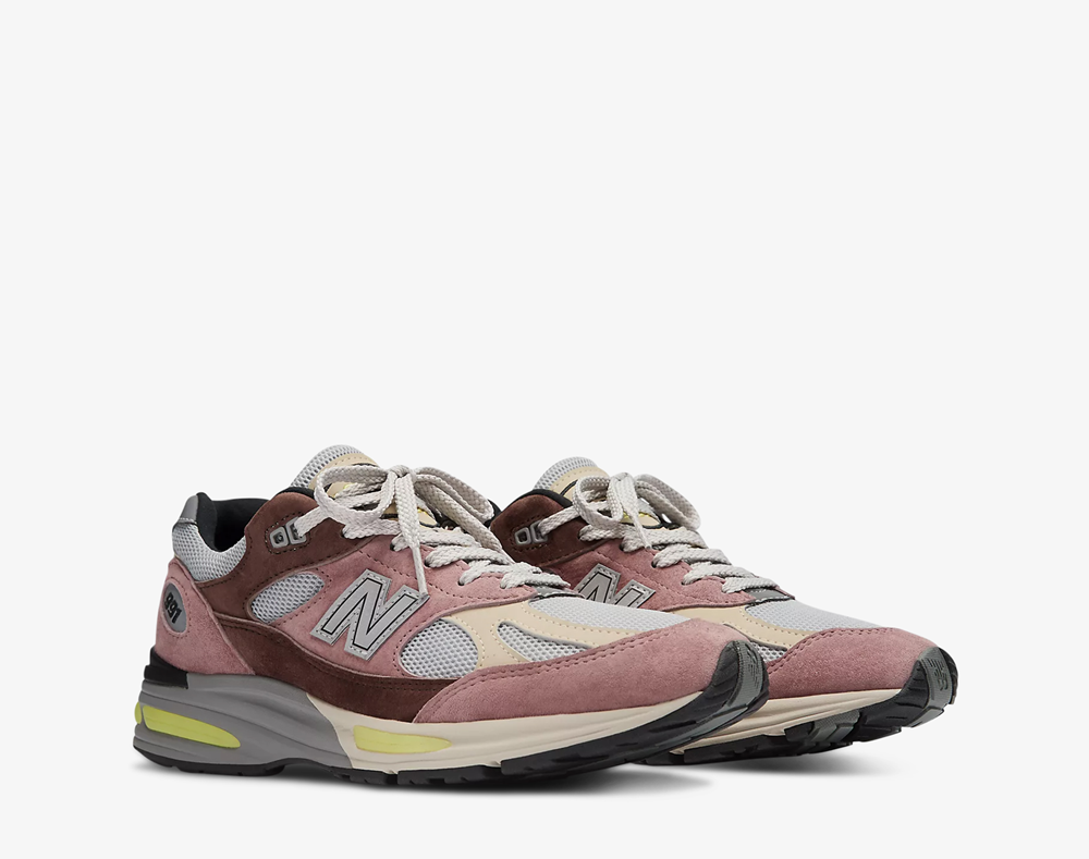 Giày New Balance 991v2 MiUK ‘Rosewood’ U991MG2 - Ảnh 4