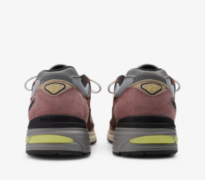 Alternative view of Giày New Balance 991v2 MiUK ‘Rosewood’ U991MG2